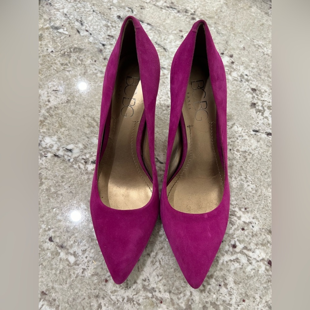 BCBG Suede Heels